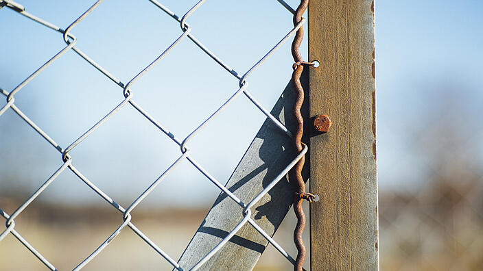 Close-up of a fence