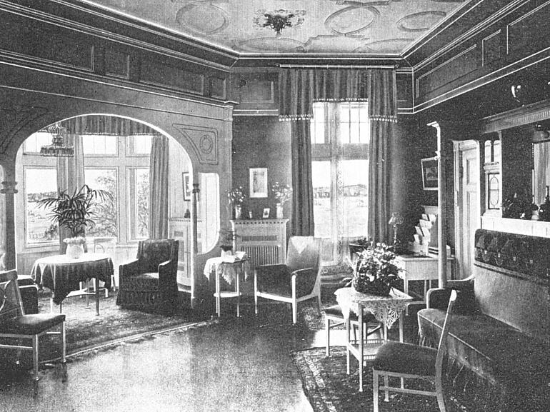 Historisches Foto des Common Room Salon