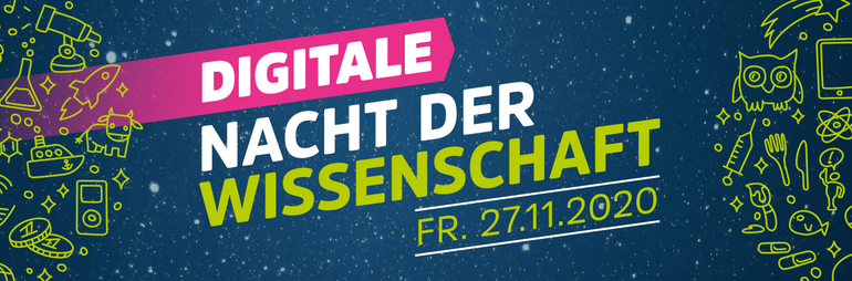 Banner Digitale Nacht der Wissenschaft