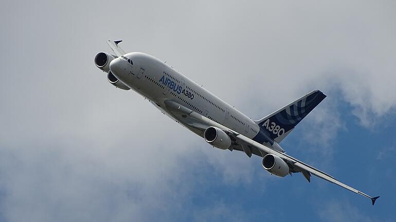 Airbus A380 in flight