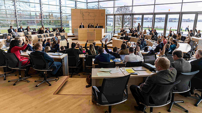 Sitzung im Landtag Schleswig-Holstein