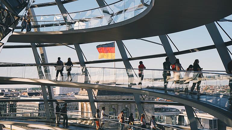 Reichstagskuppel von innen