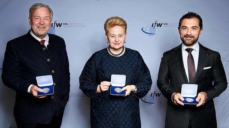 Hans-Julius Ahlmann, Dr. Dalia Grybauskaitė, Prof. Ufuk Akcigit 
