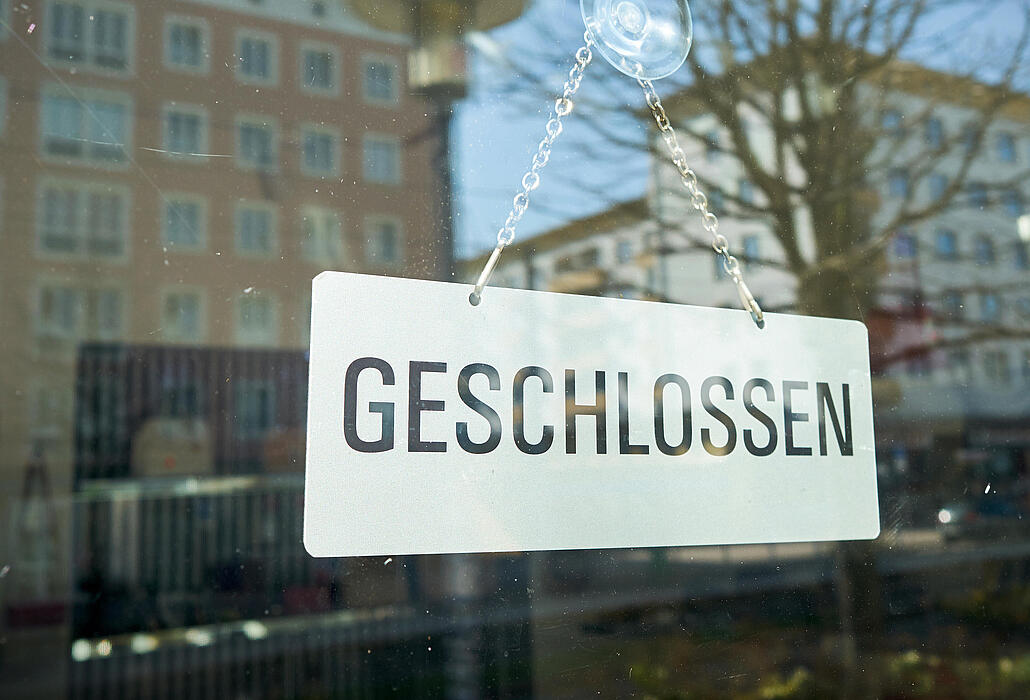 Schild "Geschlossen"