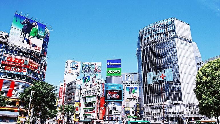 Shibuya crossing in Tokyo, Japan