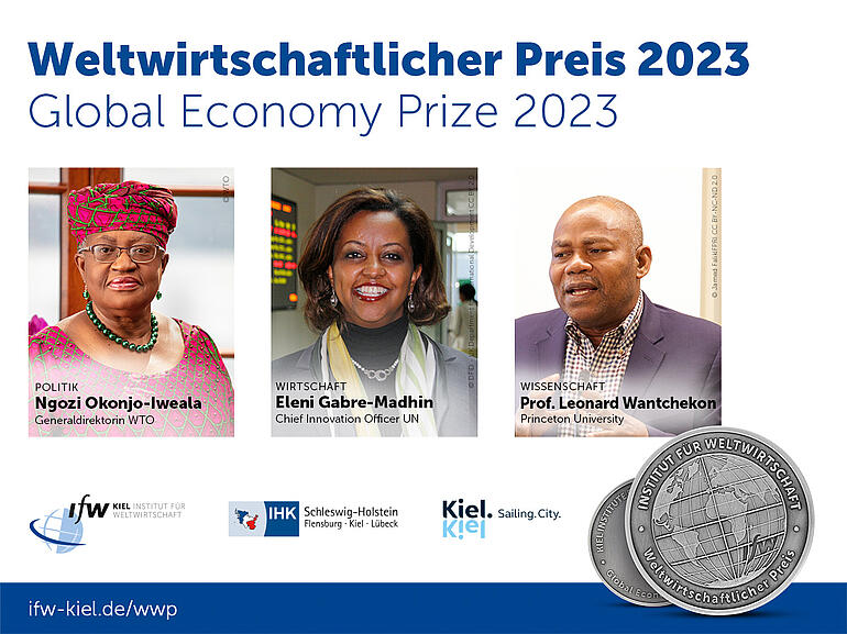 Preisträgerinnen und Preisträger Weltwirtschaftlicher Preis 2023