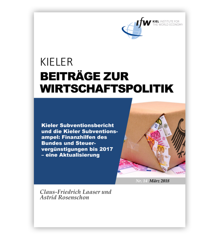 Cover image Kiel Subsidy Report