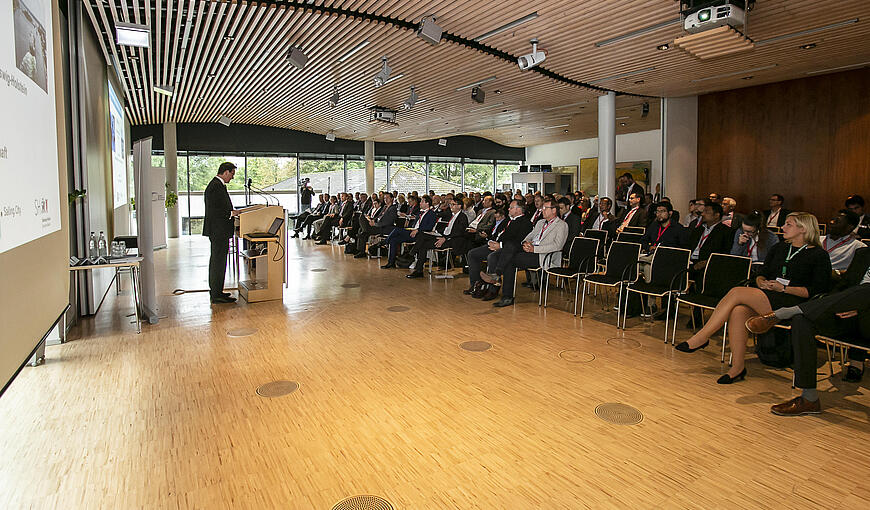 View from stage to audience