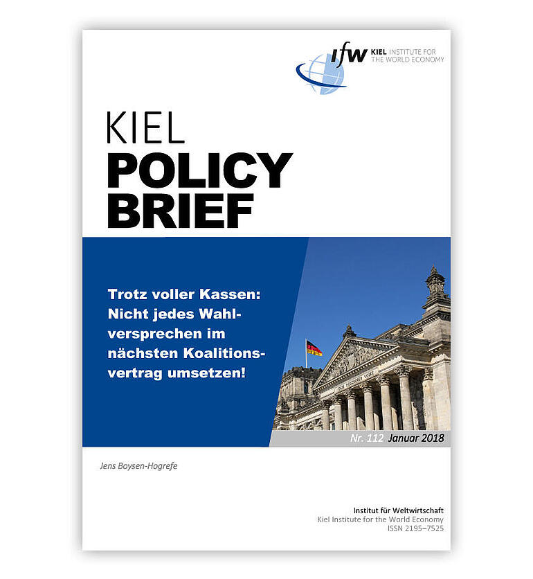 Cover image Kiel Policy Brief