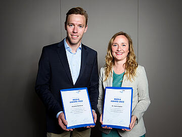 Laureates Hendrik Mahlkow and Katrin Kamin Laureates Hendrik Mahlkow and Katrin Kamin