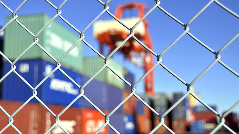 container yard security fence