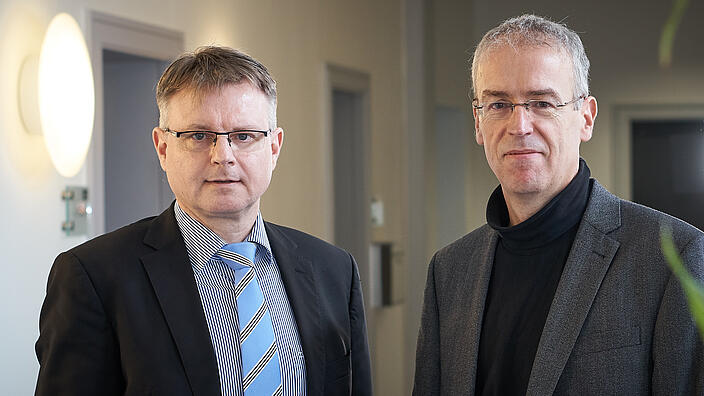 Stefan Kooths und Holger Görg (von links)