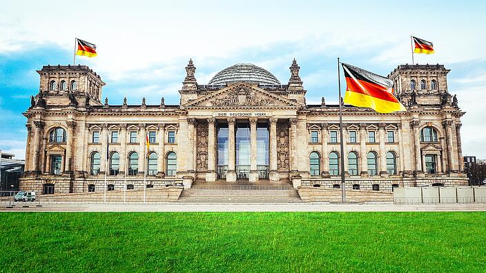 Reichstagsgebäude in Berlin