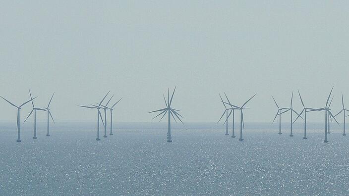 Wind power engines at sea