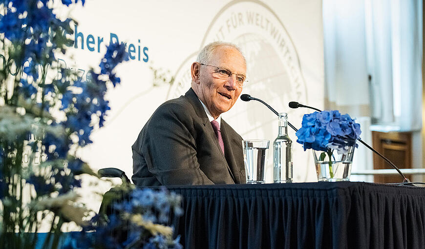 Dr. Wolfgang Schäuble MdB, Präsident des Deutschen Bundestages, Kategorie Politik