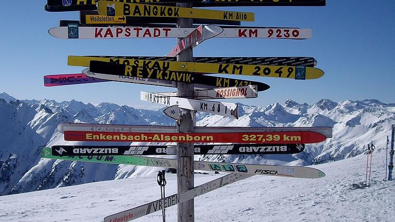Ischgl Signpost