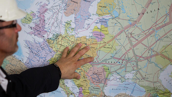 Russland Gas Pipelines