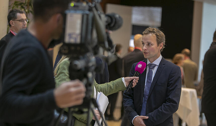Television interview