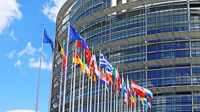 Europäisches Parlament in Strasbourg